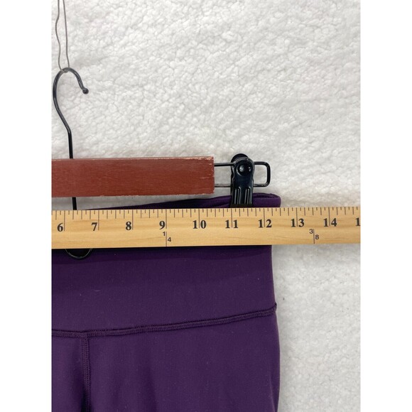 Lululemon Free Runner Cropped Leggings Women’s Size 4 Purple Active Athletic - Picture 2 of 7